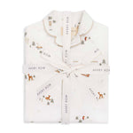 Baby sleepsuit winter ski pack shot when folded