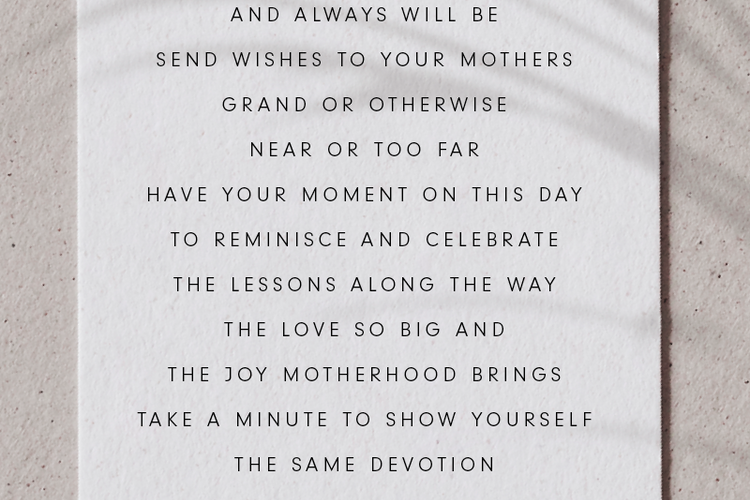 WITH LOVE THIS MOTHER'S DAY