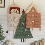 Collection of advent calendars featuring Christmas tree design