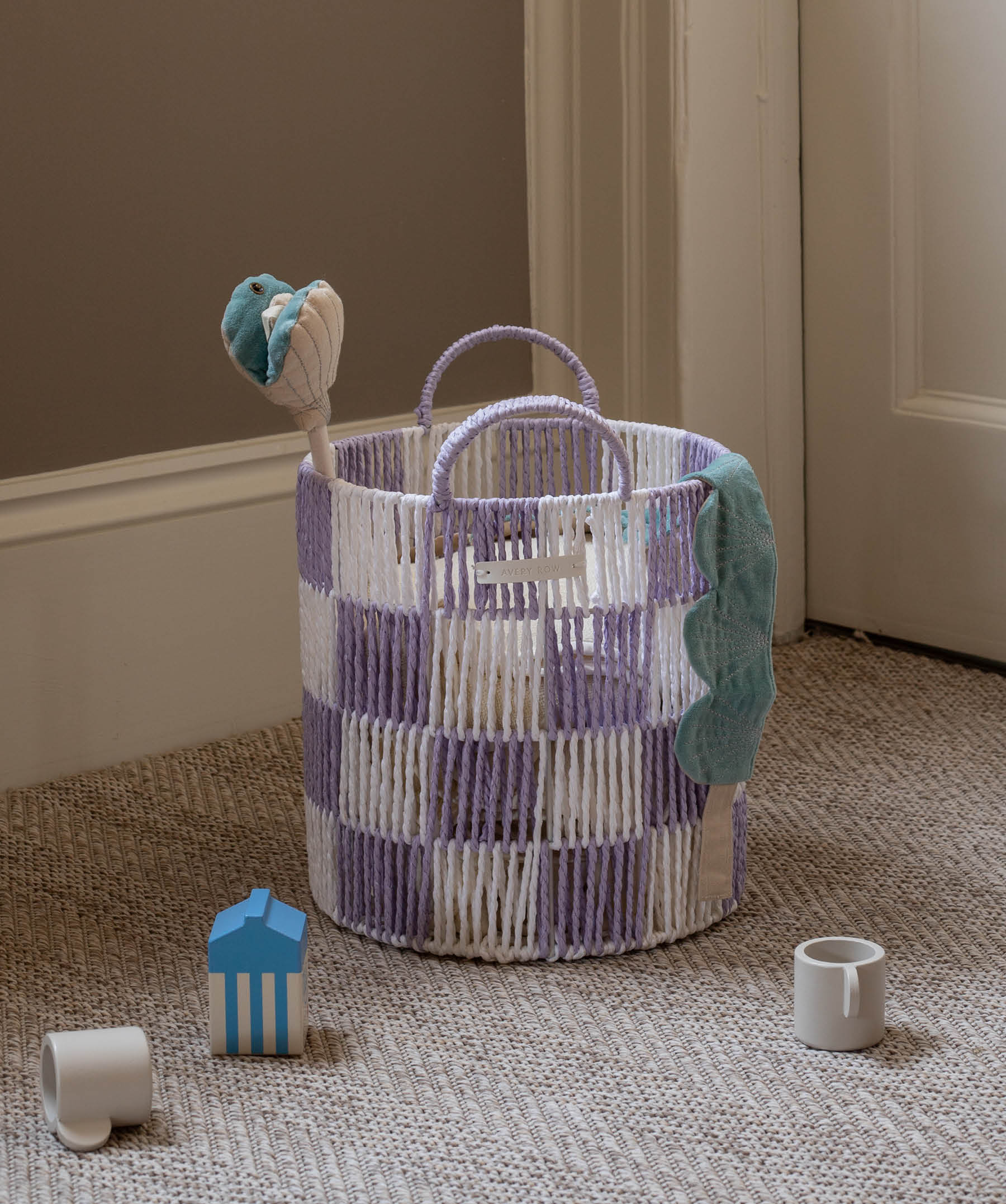 Checkerboard Storage Basket Medium