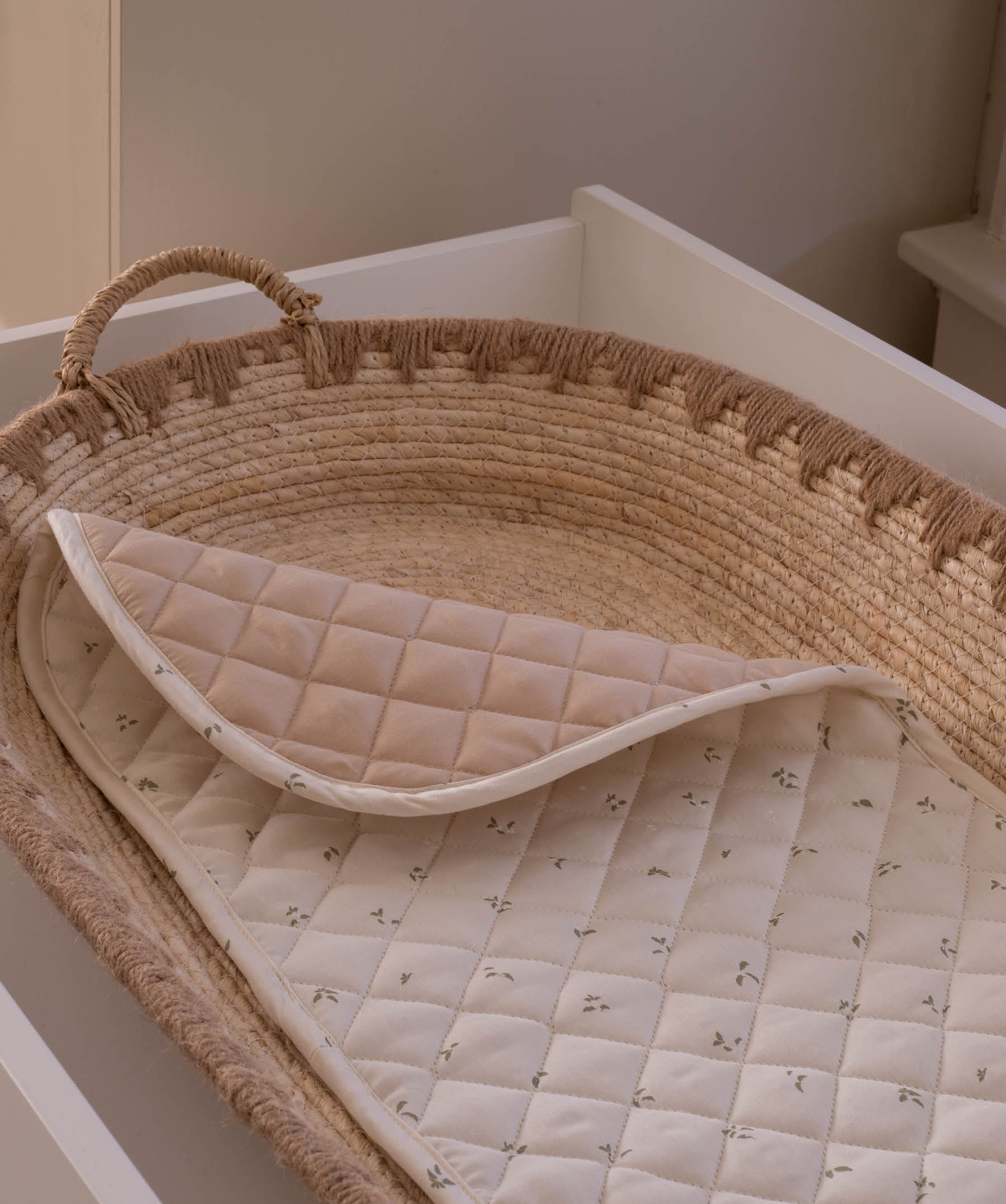 Changing Basket Cotton Liner Nettle Scatter