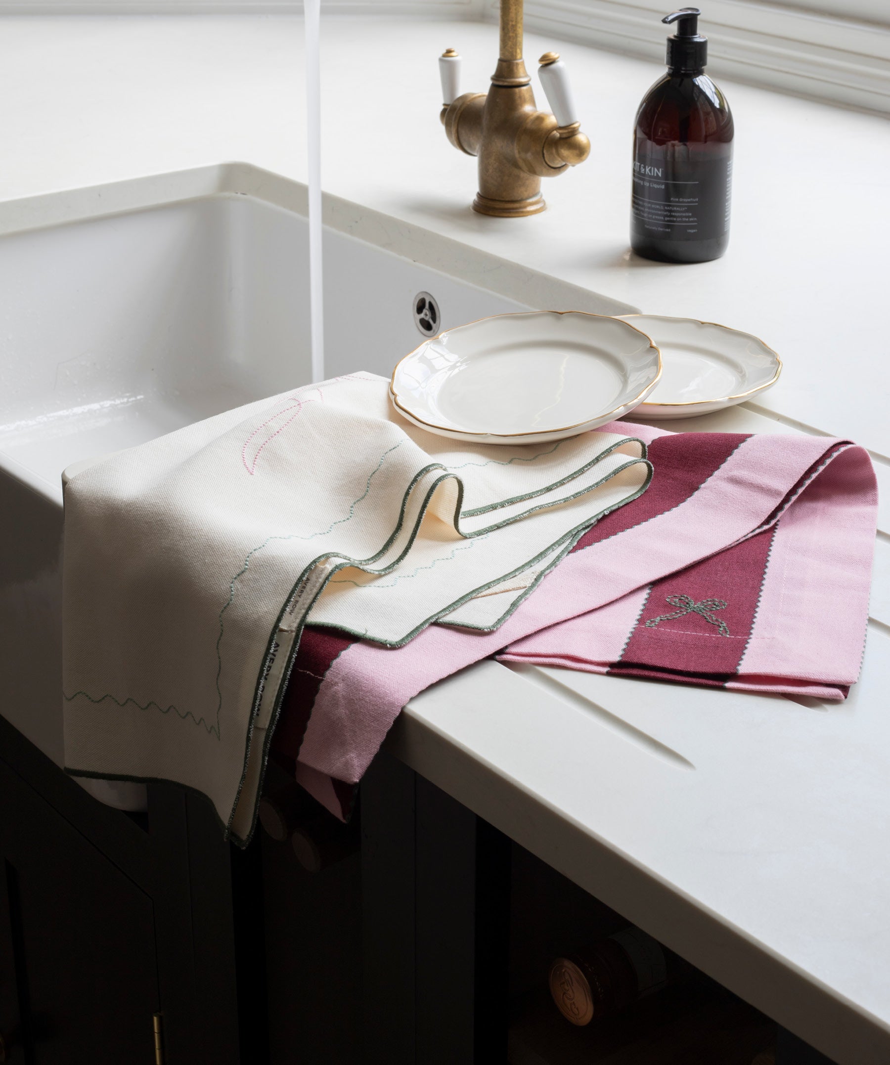 Tea Towels Set 2 Bold Stripe
