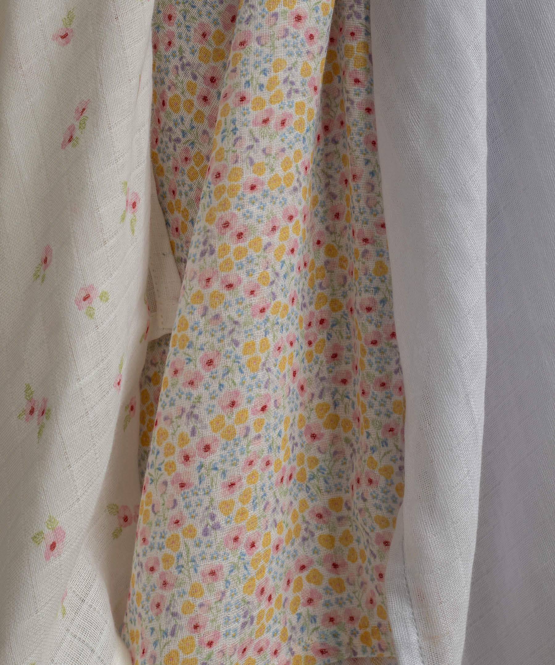 Organic Muslins Set 3 Wildflower Garden