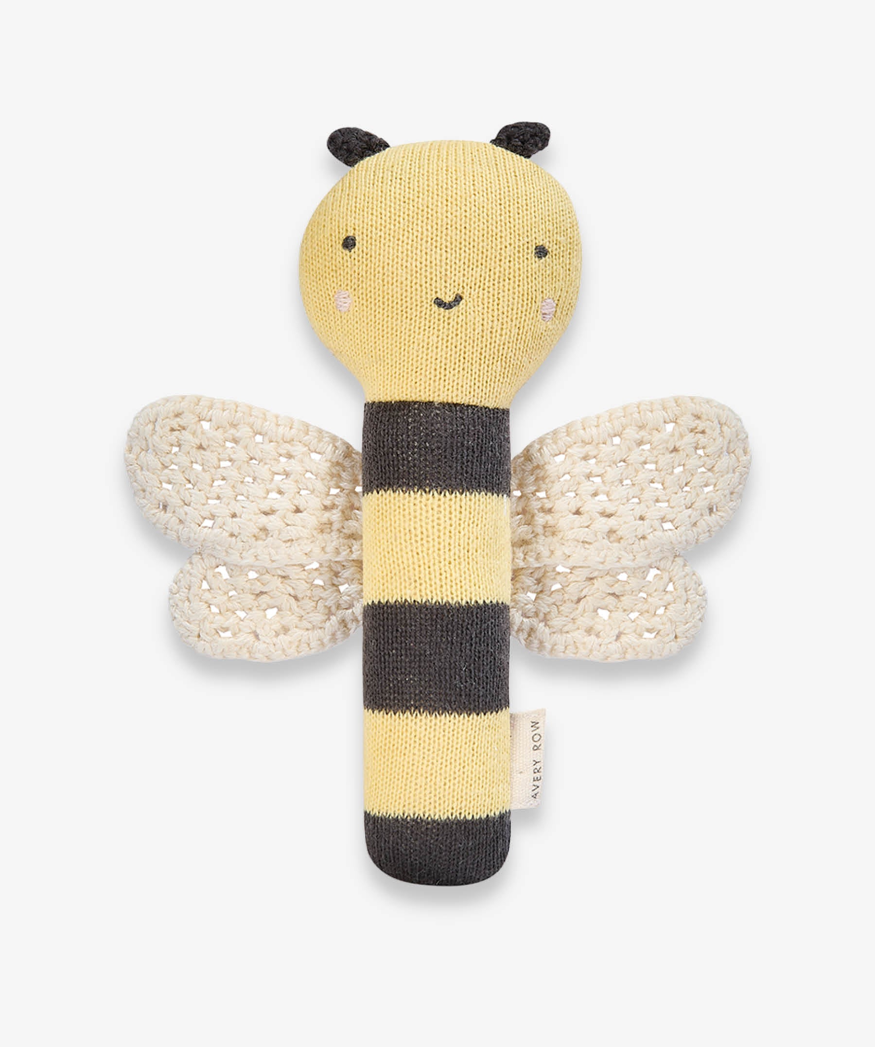 Silver Bee Rattle Rattle - Buzzing Bee & Avery Row UK