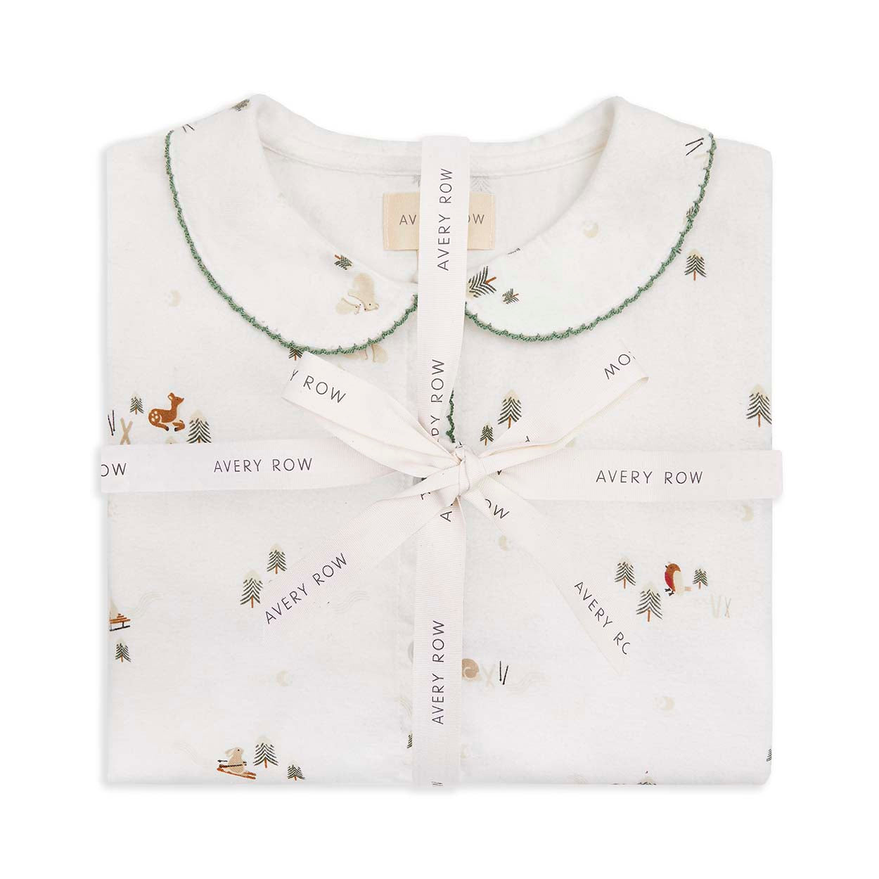 Girls Pyjamas Winter Ski pack shot when folded