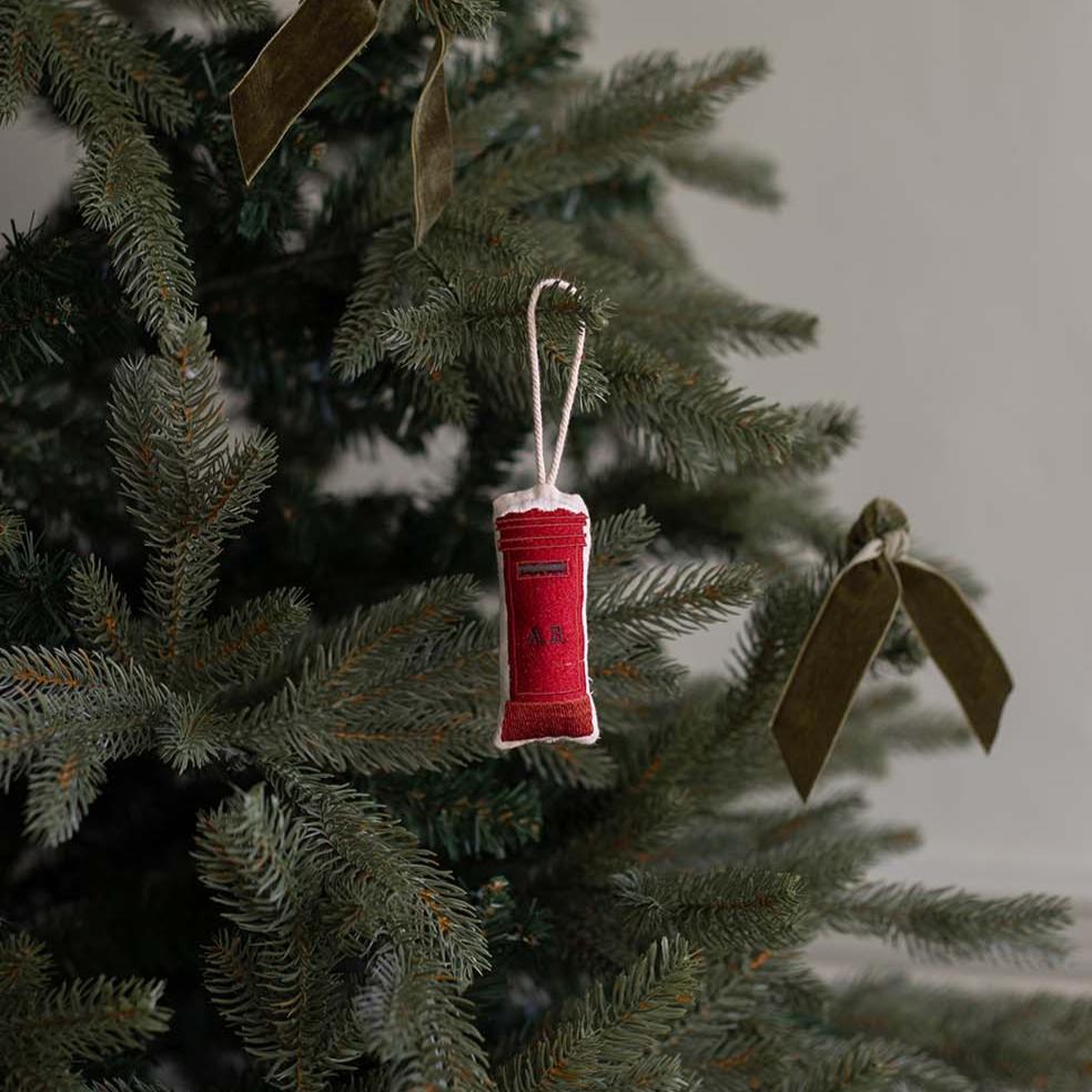 Christmas Tree Decoration Single - Postbox