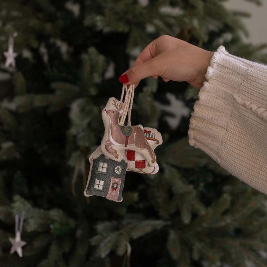 Christmas Tree Decoration Single - Sleigh