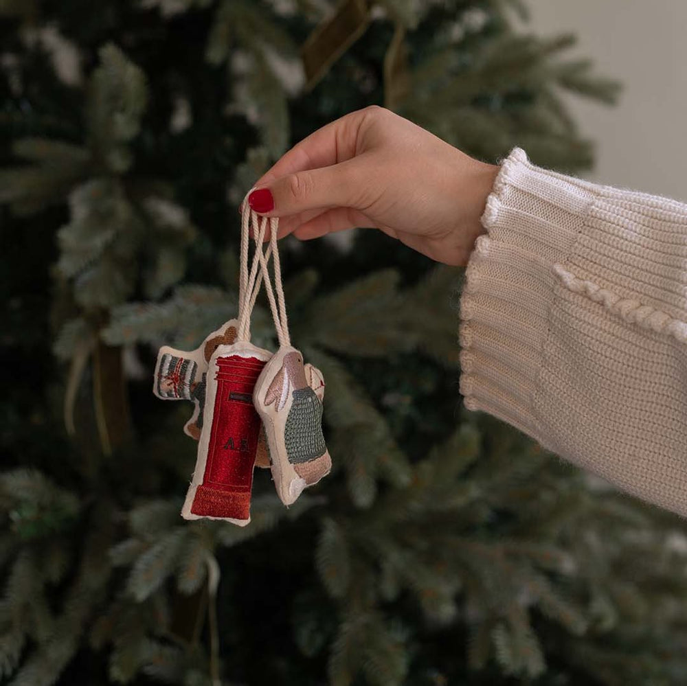 Christmas Tree Decoration Single - Postbox
