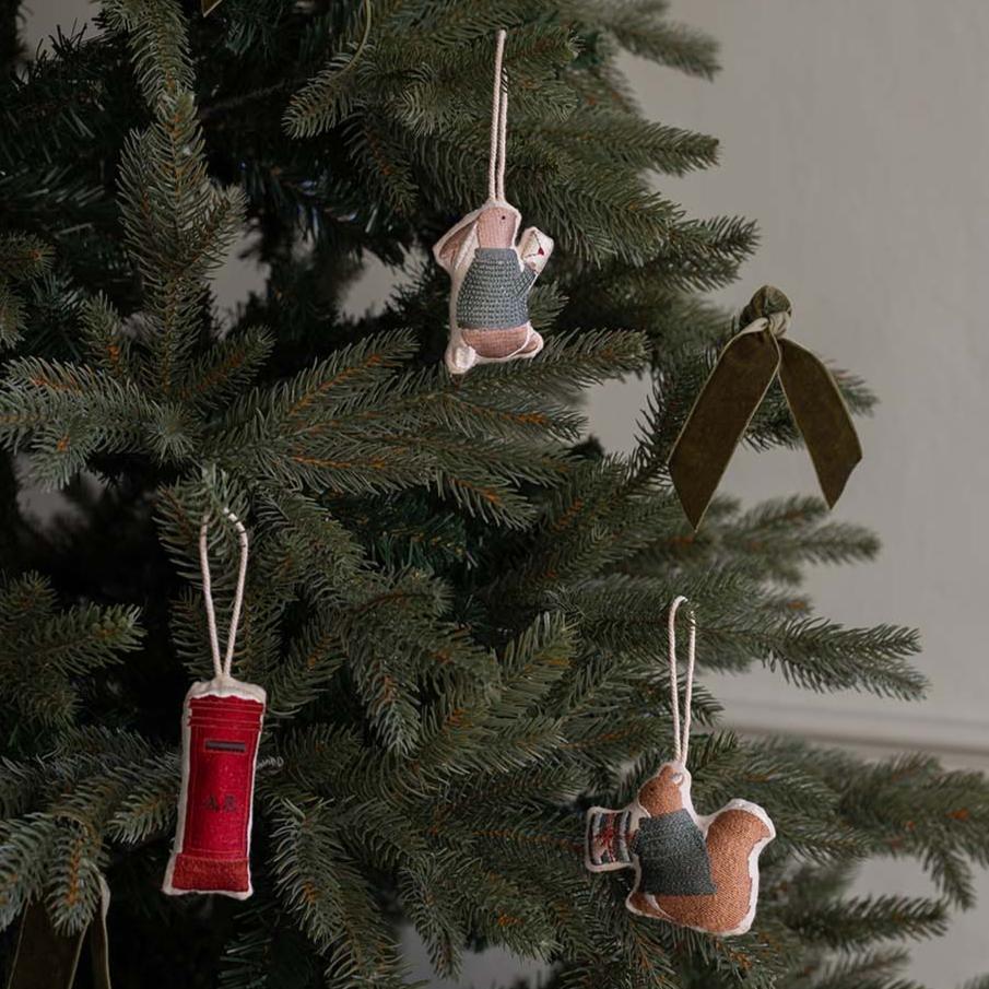 Christmas Tree Decoration Single - Postbox