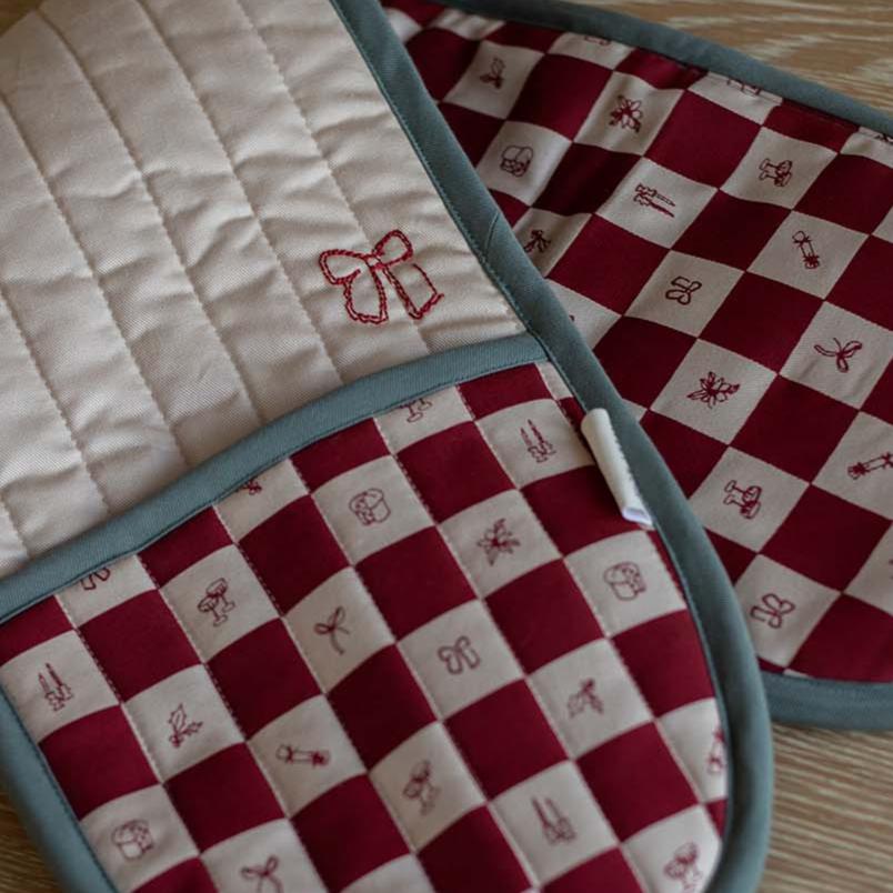 Oven Glove - Checkerboard