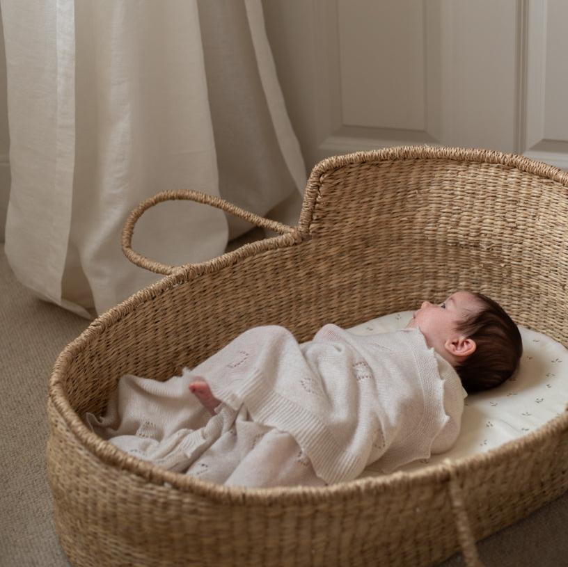 Avery Row Cashmere Shawl in Basket