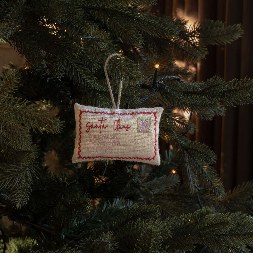Christmas Tree Decoration Single - Letter to Santa