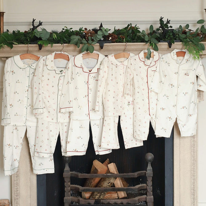 Winter ski collection pyjamas made for kids