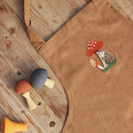 Kid's Apron, Embroidered - Woodland Hedgehog - Avery Row