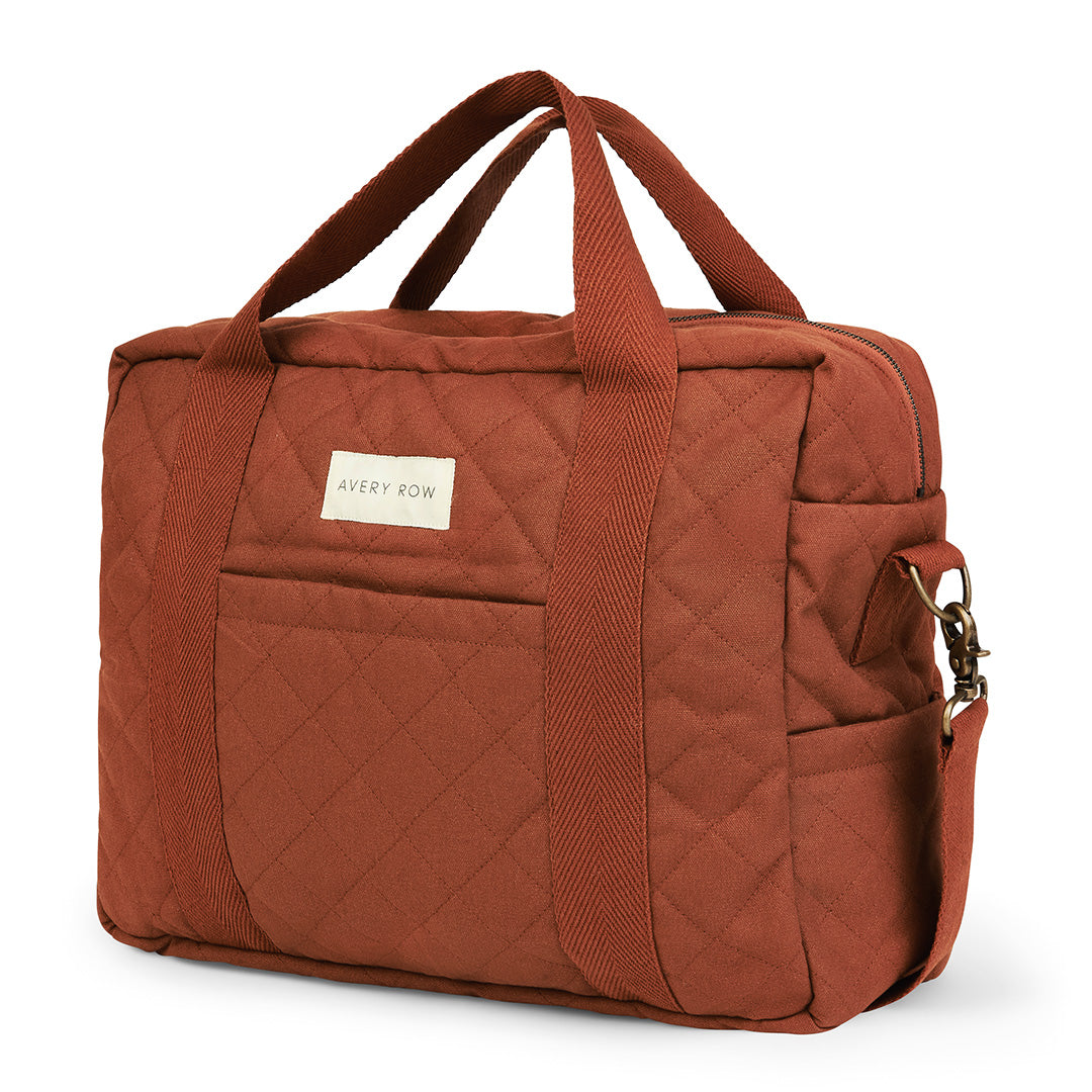 Baby Changing Bag - Cinnamon - Avery Row