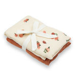 Organic Baby & Toddler Washcloths Set Of 2 - Peaches - Avery Row