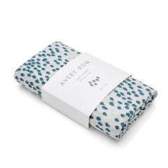 Organic Baby Muslin Swaddle - Nordic Forest - Avery Row