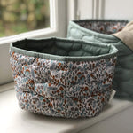 Small Quilted Storage Baskets Set of 2 - Woodland Walk - Avery Row