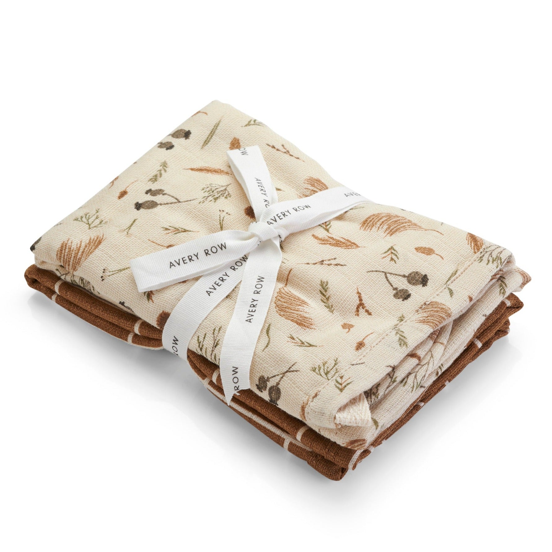 Organic Baby & Toddler Washcloths Set Of 2 - Grasslands - Avery Row