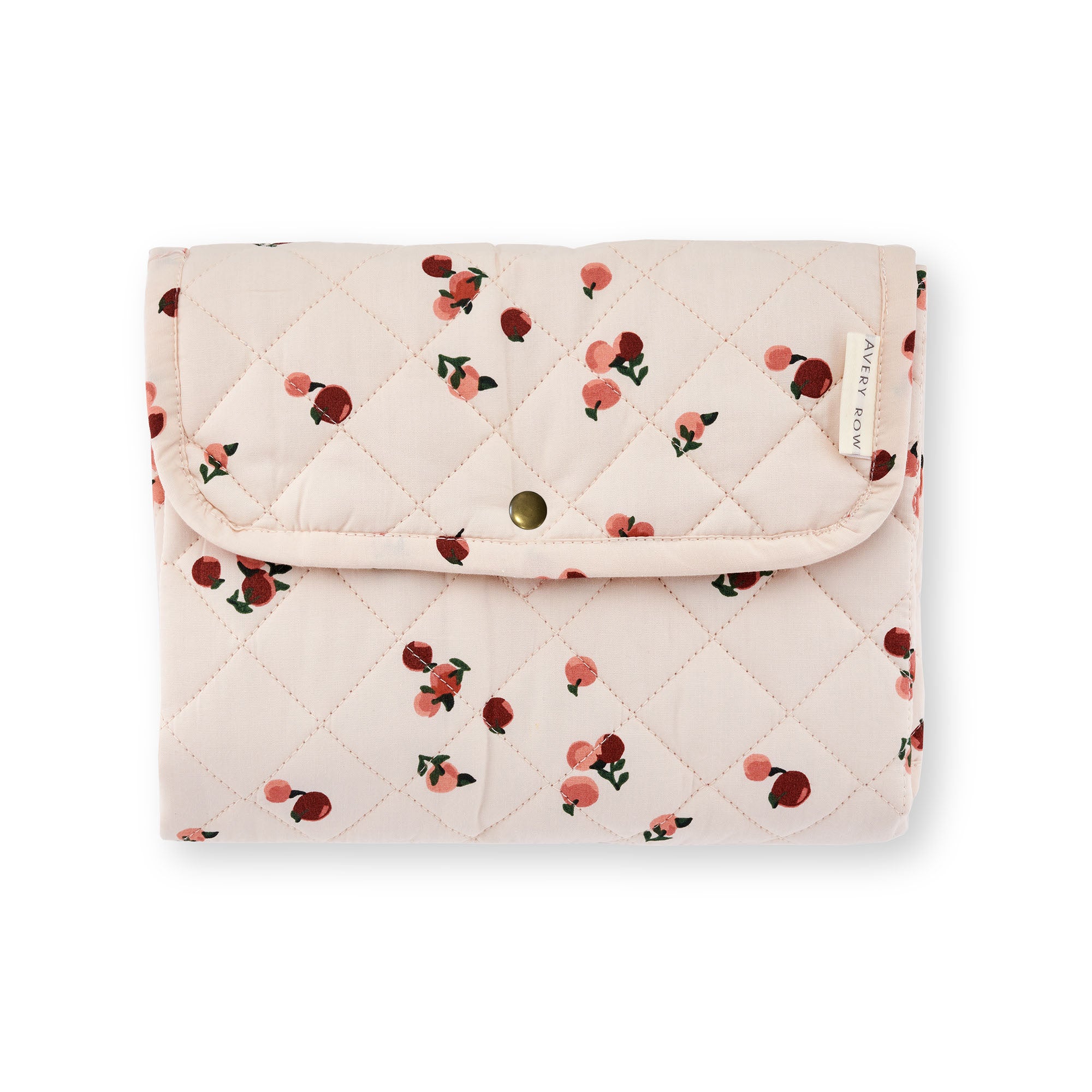 Travel Baby Changing Mat - Peaches - Avery Row