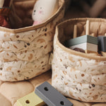 Small Quilted Storage Baskets Set of 2 - Grasslands - Avery Row