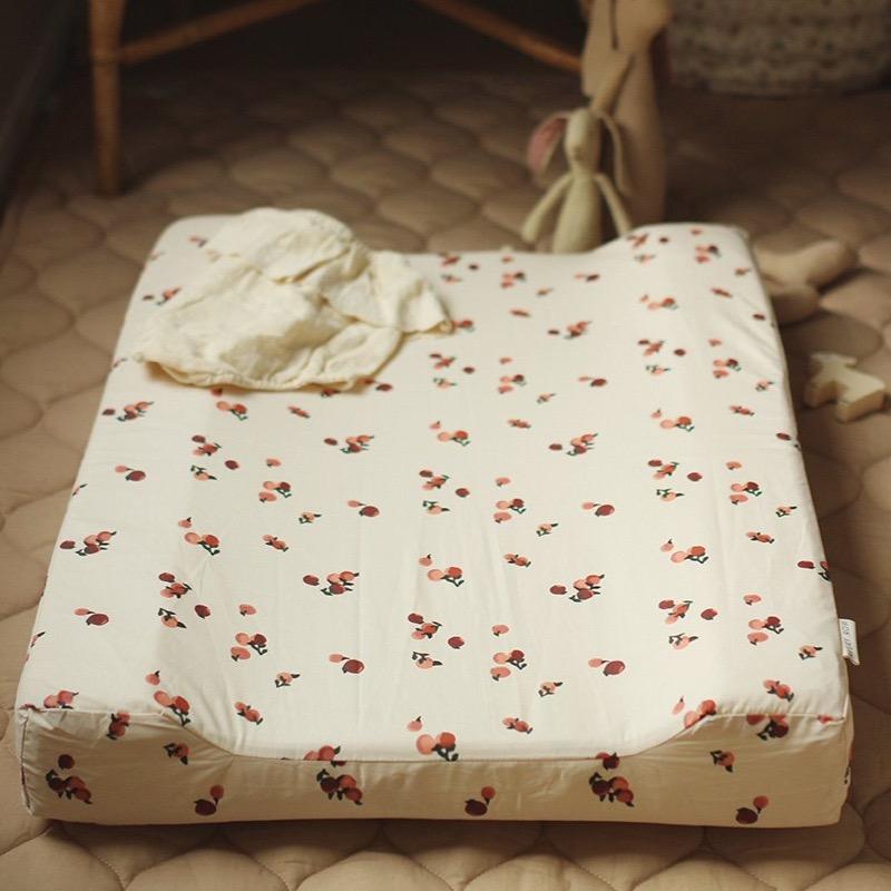 Baby Changing Cushion Cover - Peaches - Avery Row