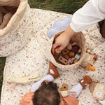 Small Quilted Storage Baskets Set of 2 - Grasslands - Avery Row