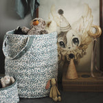 Large Quilted Storage Basket - Nordic Forest - Avery Row