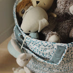 Large Quilted Storage Basket - Nordic Forest - Avery Row