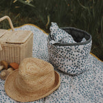 Small Quilted Storage Baskets Set of 2 - Nordic Forest - Avery Row