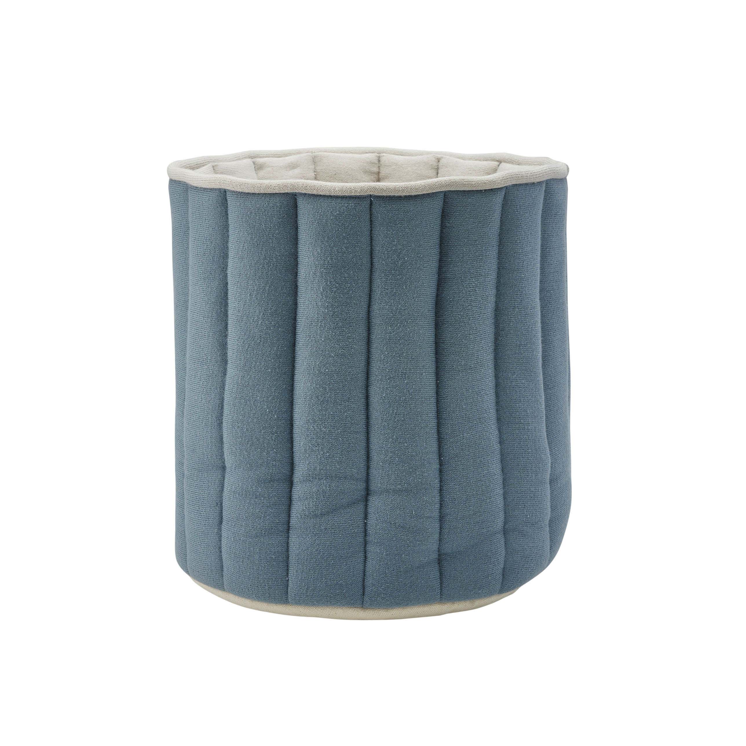 Knitted Storage Basket - Small Ocean Blue - Avery Row