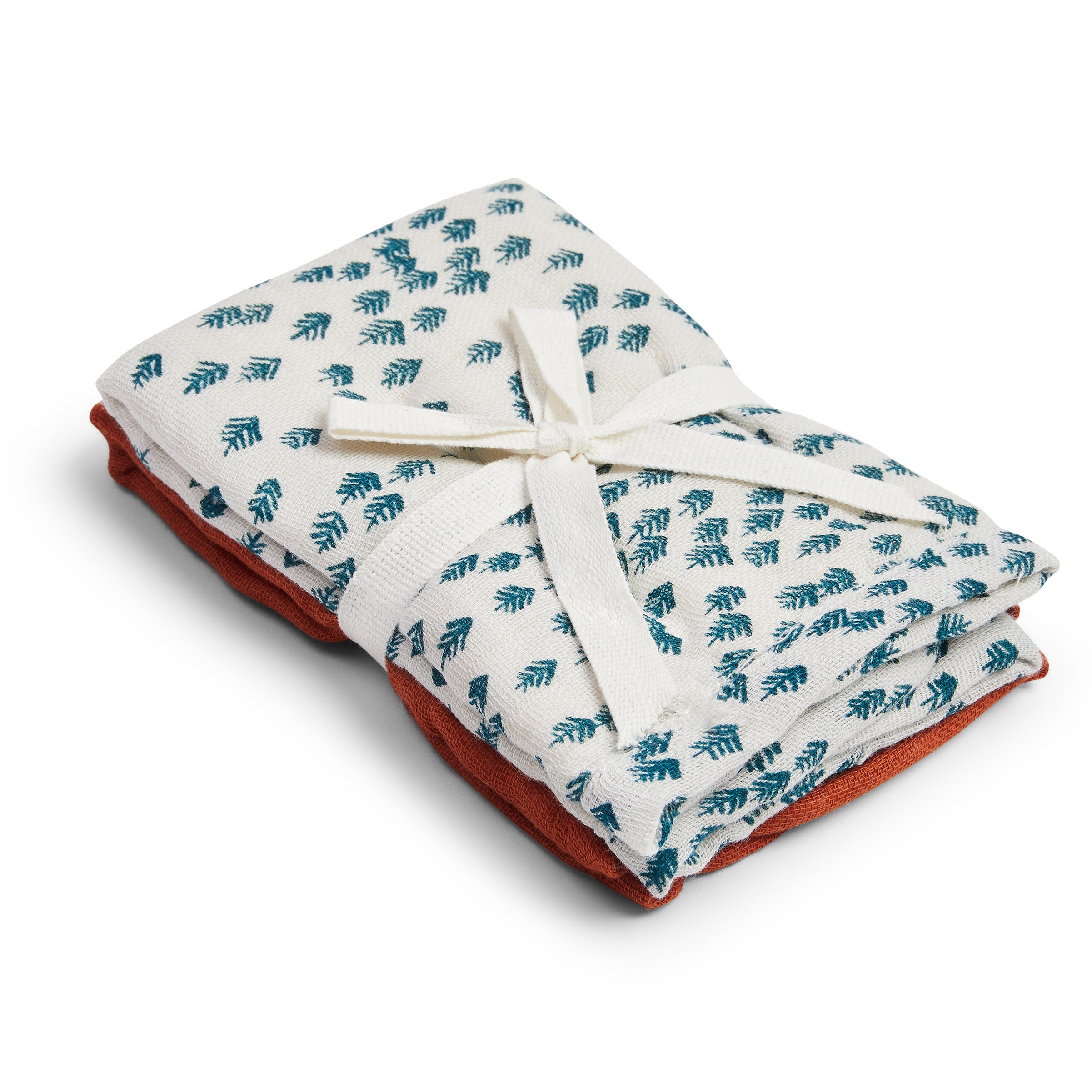 Organic Baby & Toddler Washcloths Set Of 2 - Nordic Forest - Avery Row